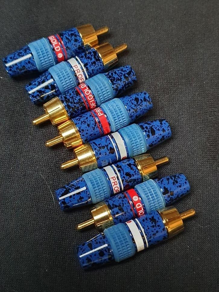 RCA (Tulp) Male Audio Plug - Profi Quality, Ophalen of Verzenden, Minder dan 2 meter, Eiberstraat 9 te Dokkum, Overige kabels