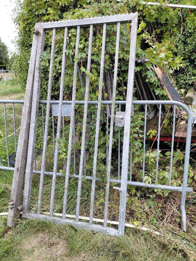 hekwerk gegalvaniseerd, Tuin en Terras, Ophalen, Gebruikt, IJzer, Spijlenhekwerk