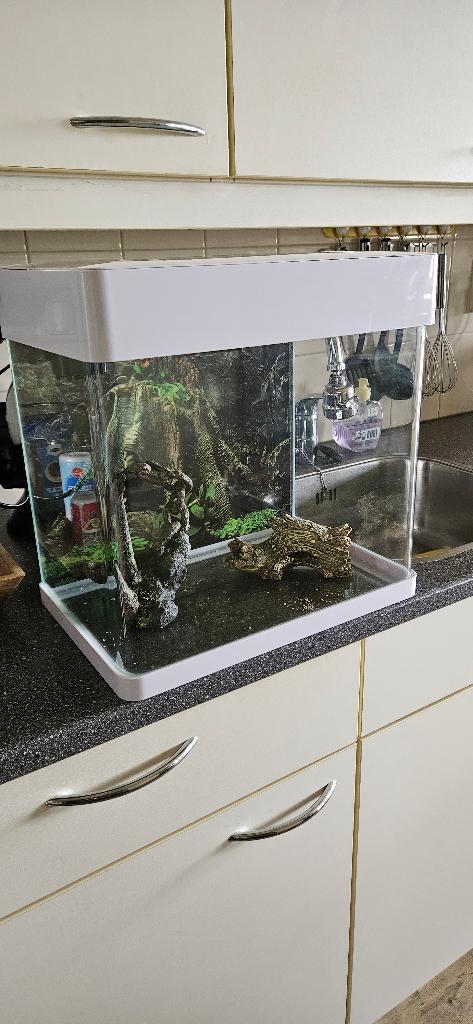 Superfish Panorama 35 LED Aquarium, Dieren en Toebehoren, Vissen | Aquaria en Toebehoren, Ophalen, Zo goed als nieuw, Leeg aquarium
