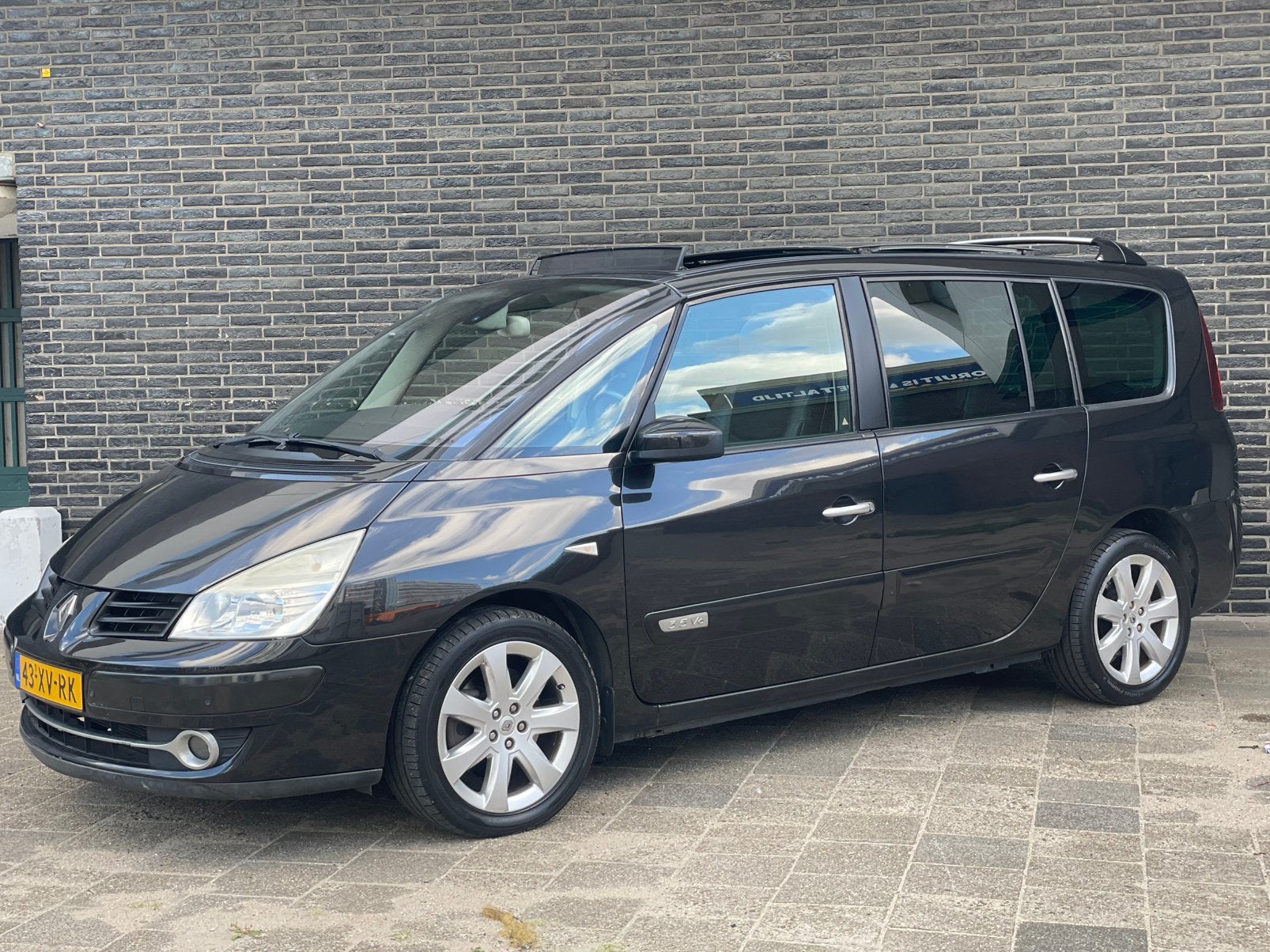Renault Grand Espace 3.5 V6 24V 177KW AUT Nap Zwart Pano, Auto's, Zwart, 2000 kg, Zwart, Origineel Nederlands