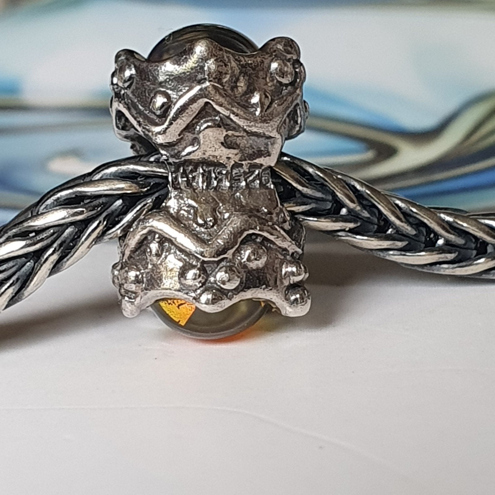 De "King and Queen"  Van Trollbeads.  **2010** Museum, Sieraden, Tassen en Uiterlijk, Bedels, Zo goed als nieuw, Trollbeads, Zilver
