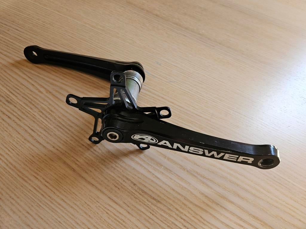 Answer BMX cranks met BB 165mm 5-gats, Crankstel of Pedalen, Answer, Ophalen of Verzenden, Aluminium