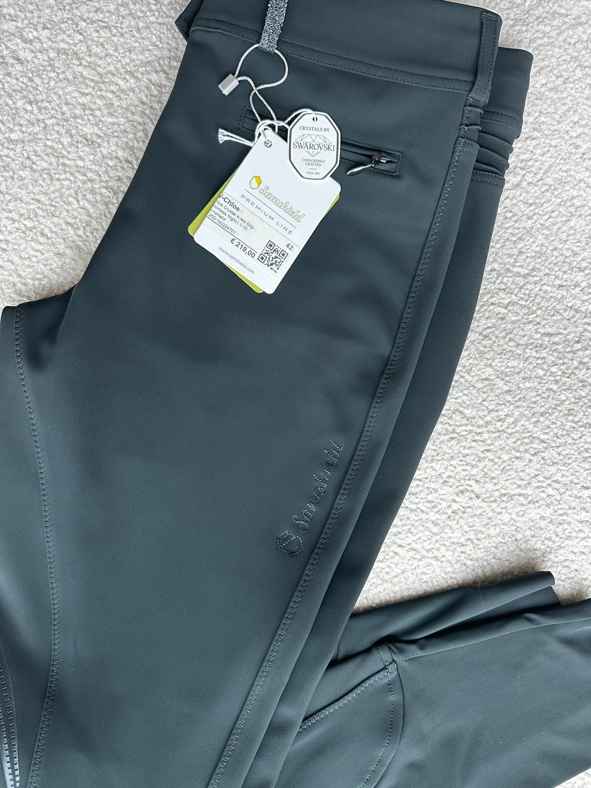 Samshield rijbroek moonless night, Dieren en Toebehoren, Nieuw, XL, Dames, Groen