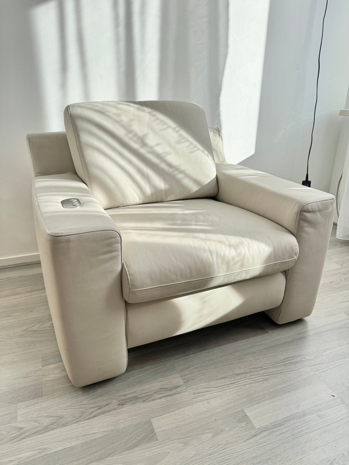 zgan ✴️ DESIGN W. SCHILLIG fauteuil KWALITEITS LEER Comfort, Ophalen, Eenpersoons, Zo goed als nieuw, Minder dan 150 cm