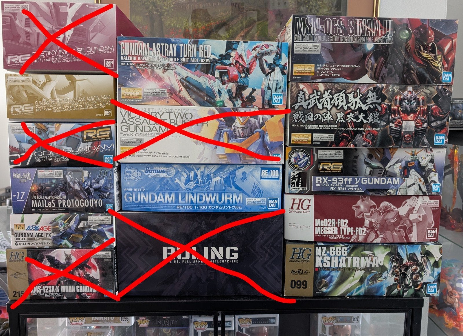 Diverse Gundam modelkits, Ophalen of Verzenden, Zo goed als nieuw, 1:50 of kleiner, Figuur of Figuren