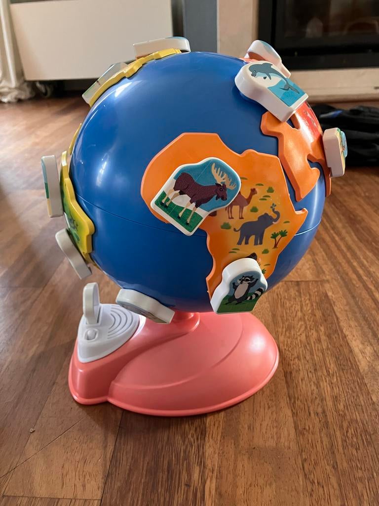 Educatieve Globe Puzzel, Kinderen en Baby's, Speelgoed | Educatief en Creatief, Zo goed als nieuw, Puzzelen, Met geluid, Ophalen