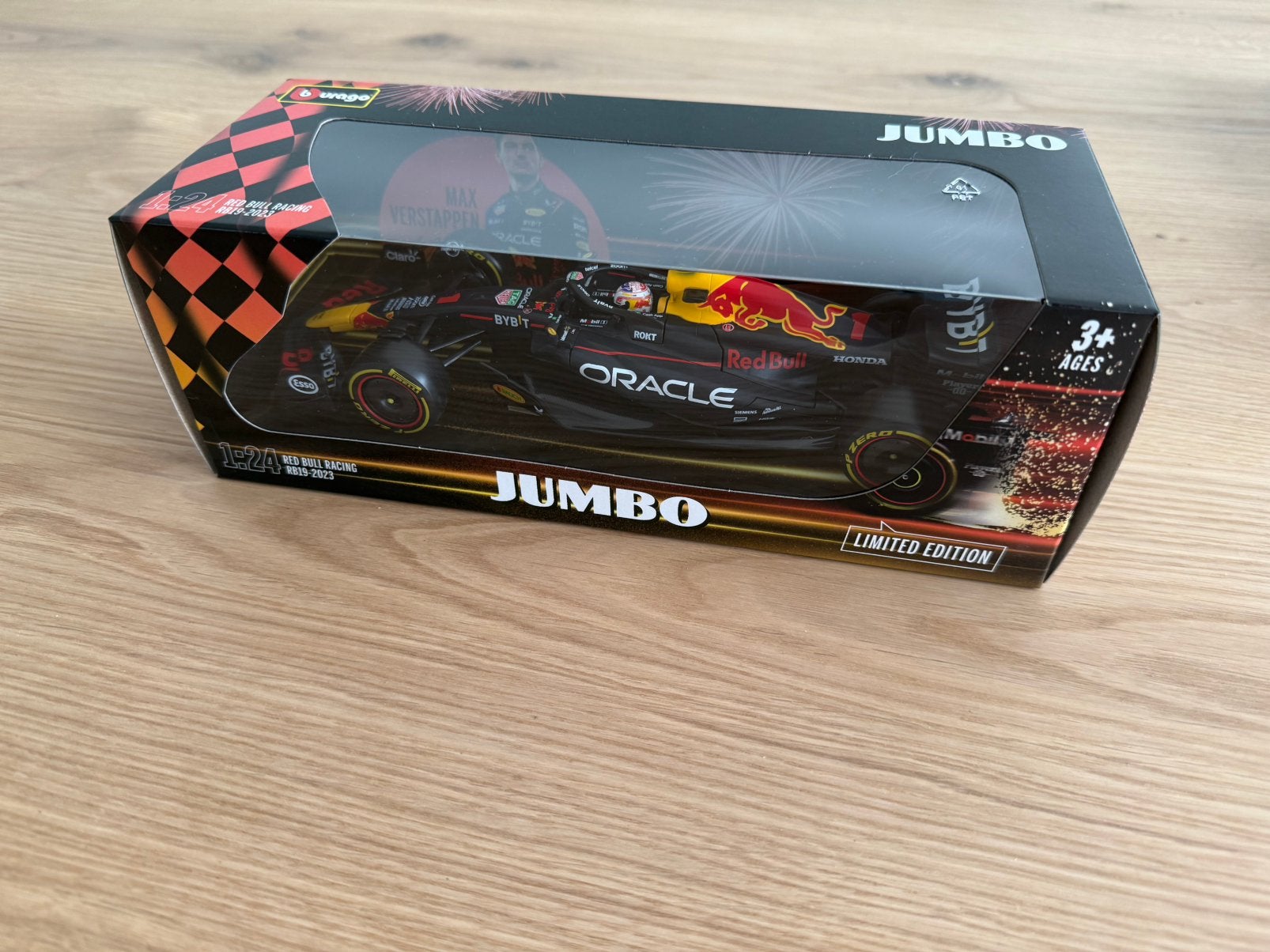 Bburago RB19 Jumbo Limited Edition, Ophalen of Verzenden, Nieuw, Auto, Bburago