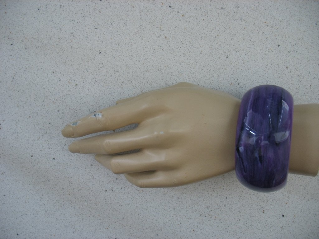 Armband Retro Boho Manchet Klem Gemarmerd Zolderopruiming, Sieraden, Tassen en Uiterlijk, Ophalen of Verzenden, Zo goed als nieuw