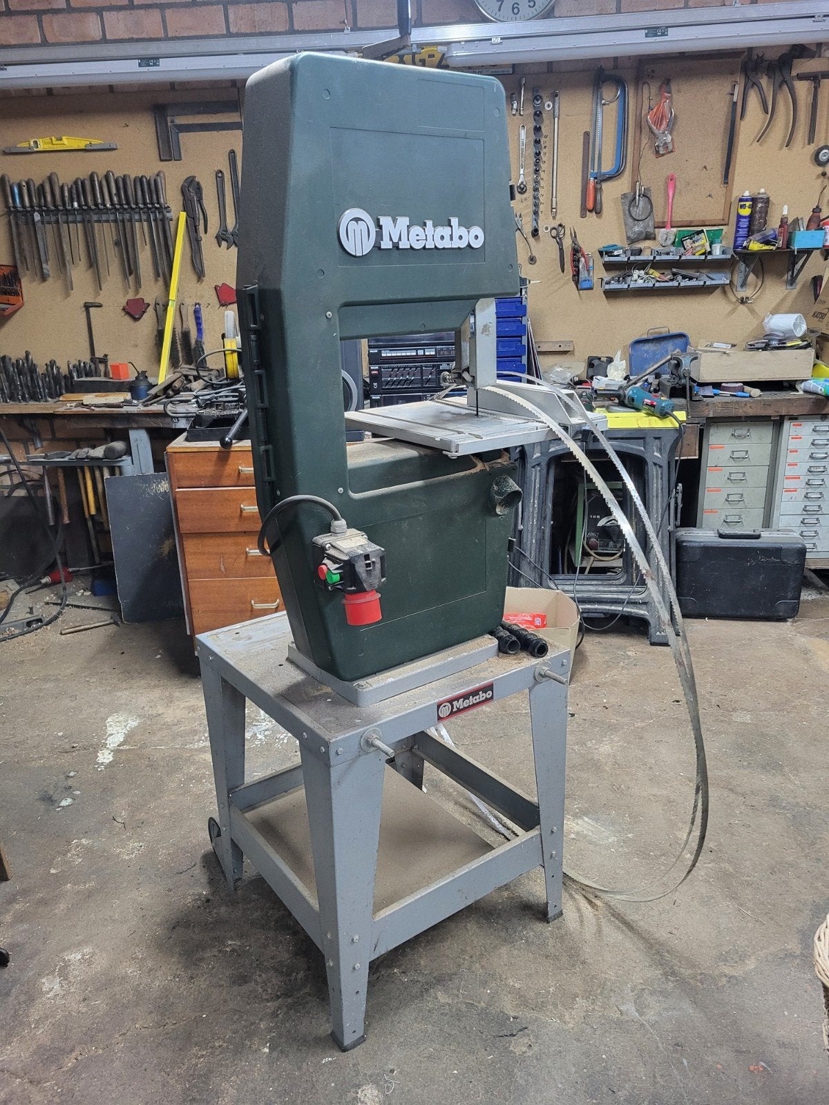 Metabo BS 0633 D Lintzaag met onderstel, Ophalen, Gebruikt, 70 mm of meer, 600 tot 1200 watt