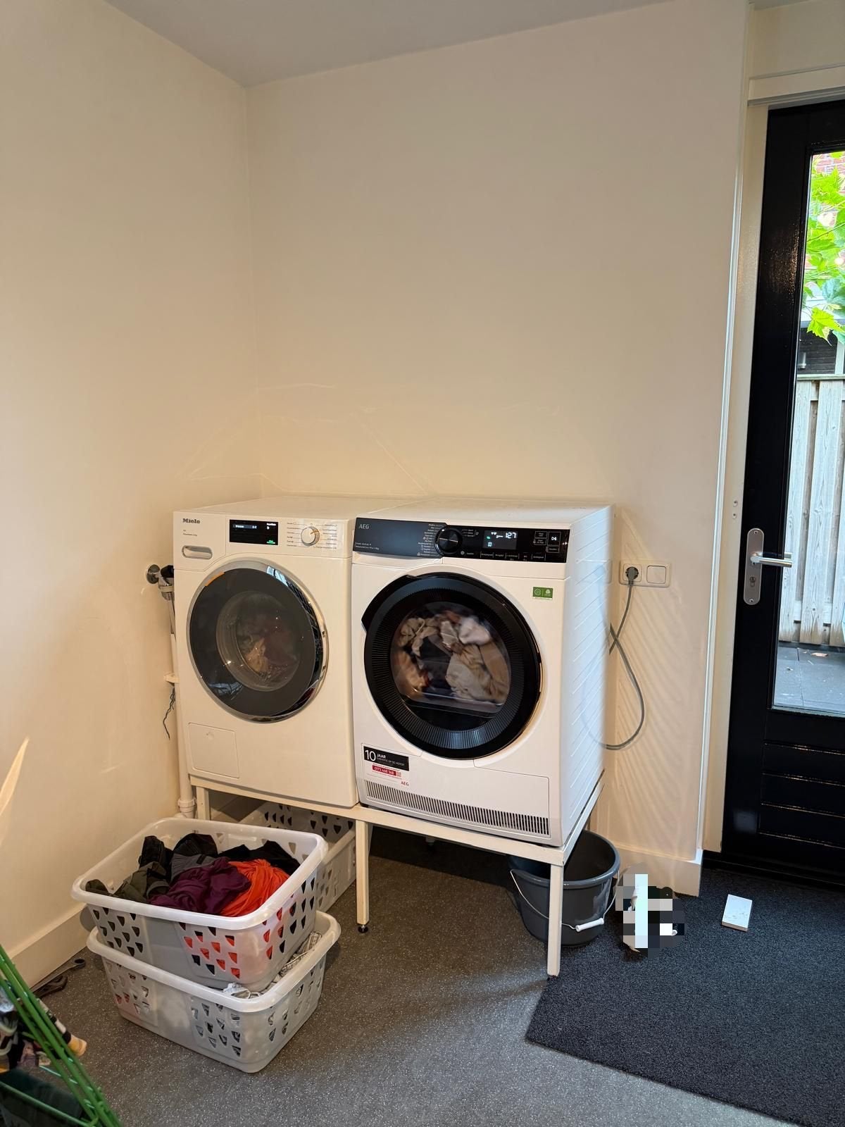 Wasmachine en droger verhoger verhoging wasmachineverhoger, Witgoed en Apparatuur, Ophalen, Minder dan 85 cm, 8 tot 10 kg, Voorlader