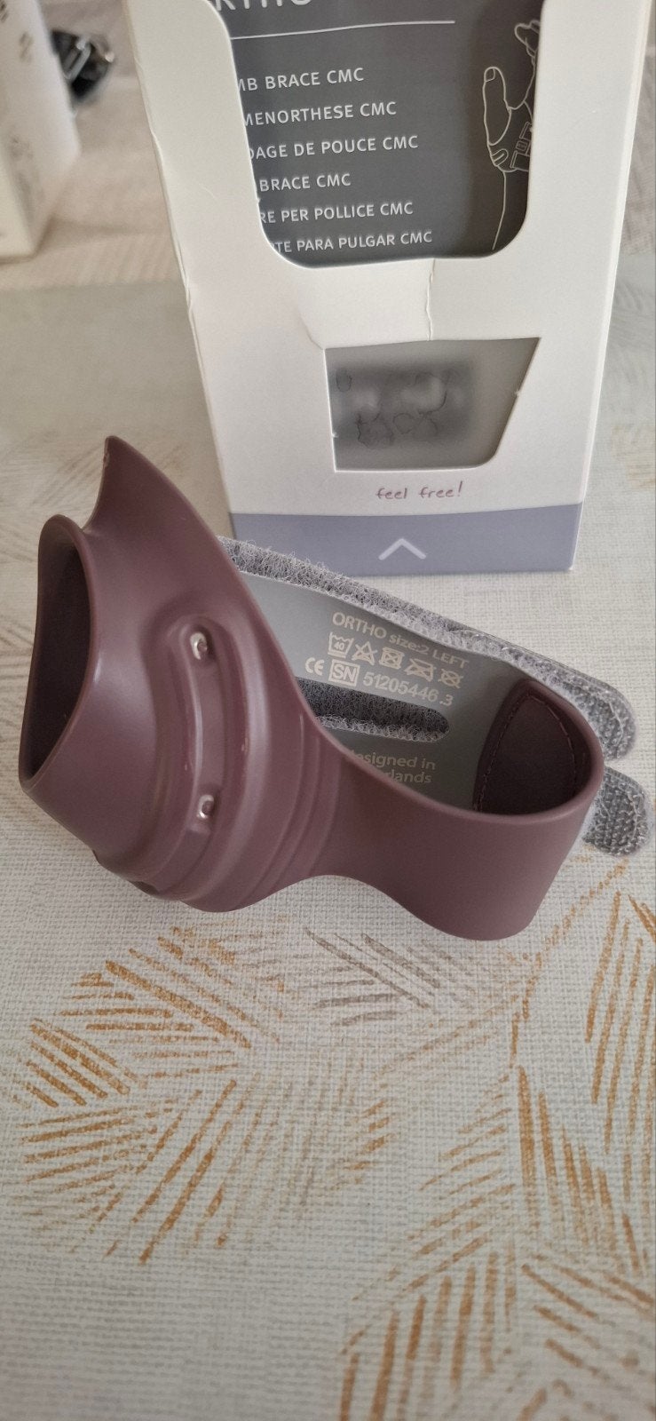 Push Ortho CMC Duimbrace (Linkerhand, maat 2), Diversen, Braces, Ophalen of Verzenden, Nieuw