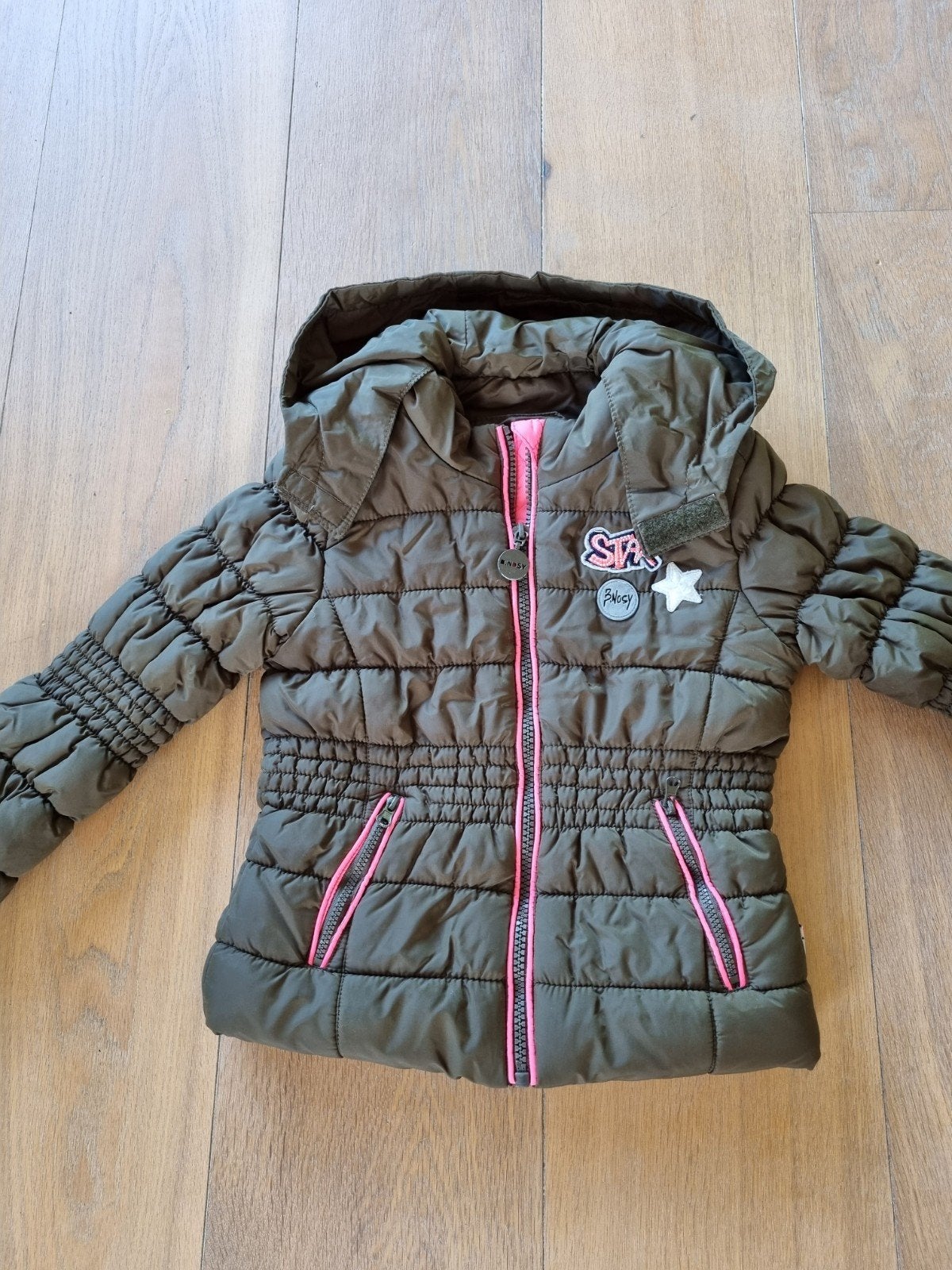 winterjas B.nosy maat 98/104, Ophalen of Verzenden, Zo goed als nieuw, Meisje, Jas