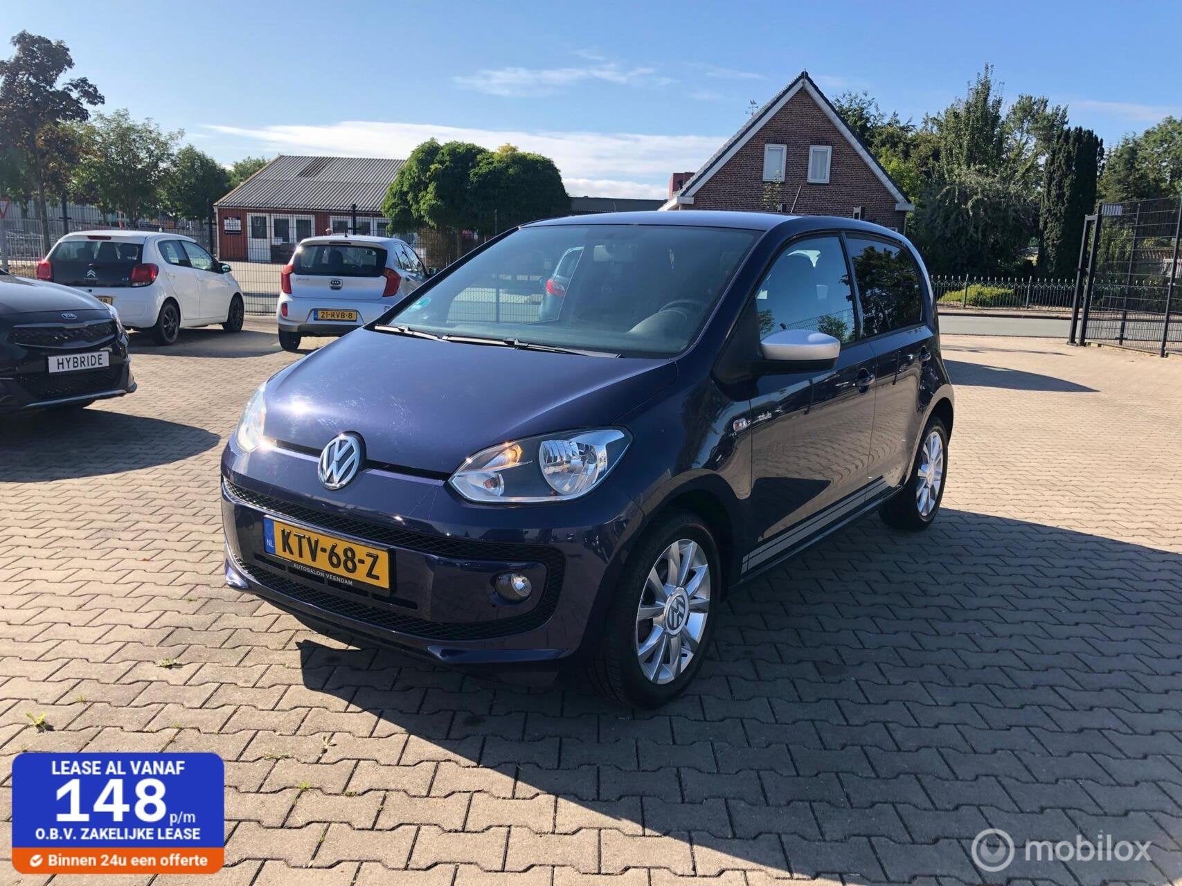 Volkswagen Clup Up! 4.DRS AUTOMAAT AIRCO LMV STOEL.V, Stof, Gebruikt, Elektrische ramen, Bedrijf