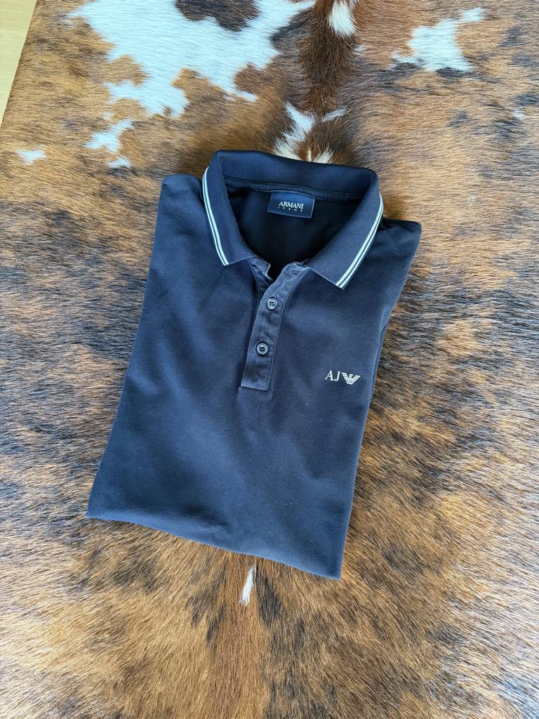 polo shirt - ARMANI Jeans - maat S  , Armani jeans, Blauw, Ophalen of Verzenden, Zo goed als nieuw