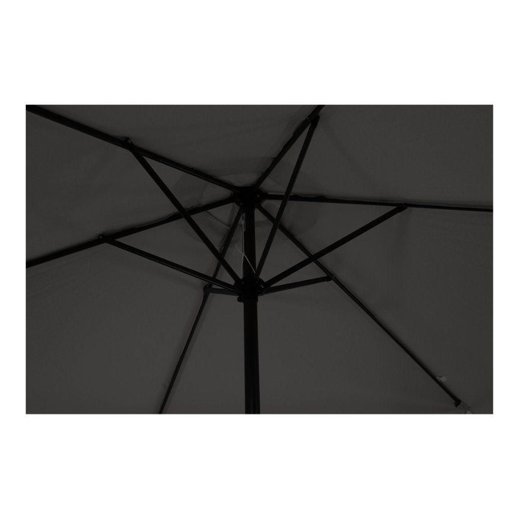 Stokparasol rond 3 meter model Gemini antraciet, Ophalen of Verzenden, Parasolvoet