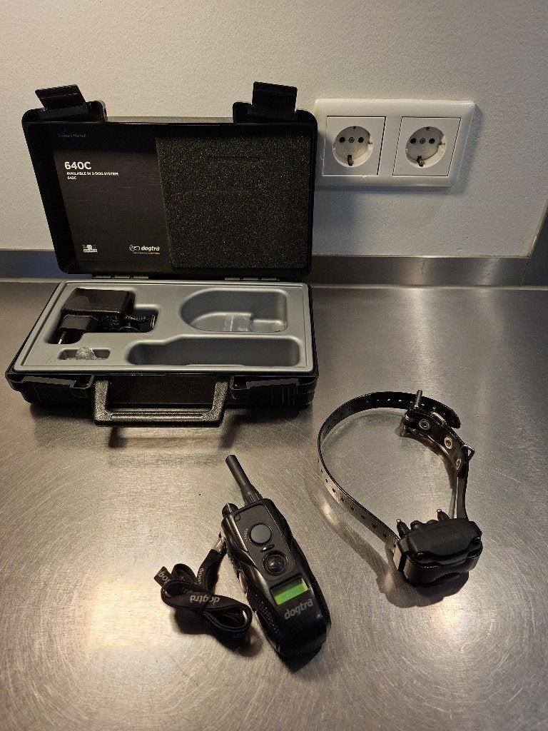 Dogtra 640C trainingshalsband hond., Dieren en Toebehoren, Overige merken, Ophalen of Verzenden, Zo goed als nieuw, Halsband