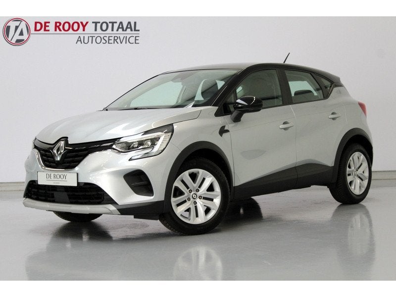 Renault Captur 1.0 TCe 92PK, RIJKLAAR! NAVIGATIE | PARKEERSE, Auto's, Renault, Voorwielaandrijving, Gebruikt, Euro 6, Grijs
