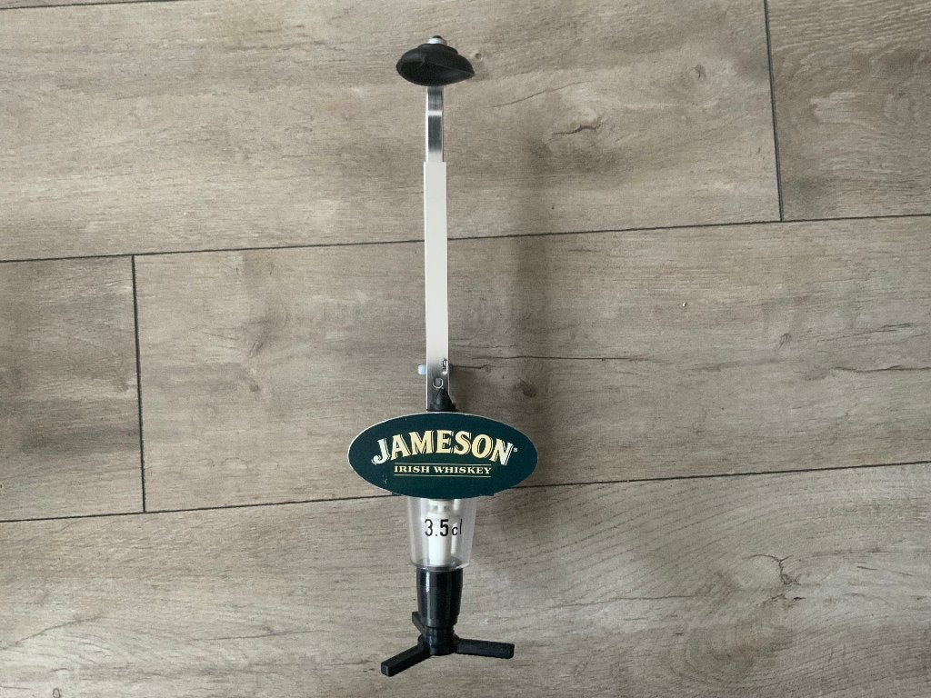 Jameson Irish Whiskey Flessenhouder 3.5 ML Drank Dispencer, Ophalen of Verzenden, Zo goed als nieuw, Reclamebord