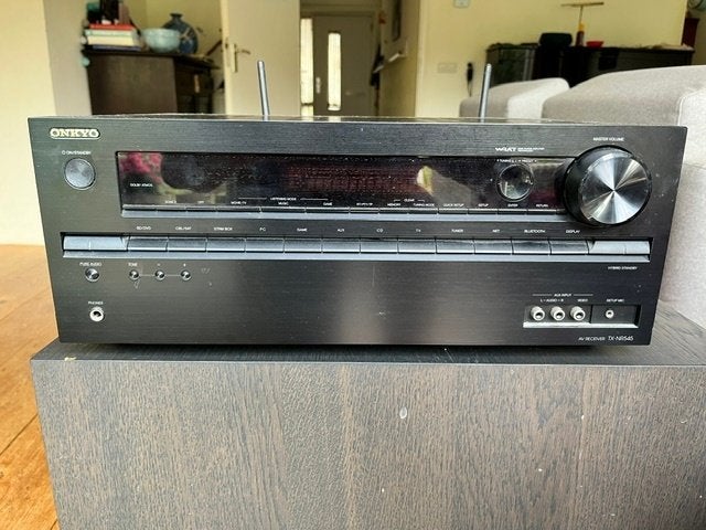 Onkyo TX-NR 545 receiver zwart, Ophalen, Zo goed als nieuw, 60 tot 120 watt, Onkyo
