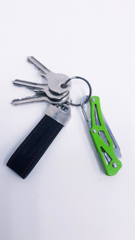 M06 Groen, sleutelhanger zakmes., Verzenden, Nieuw, Overige typen