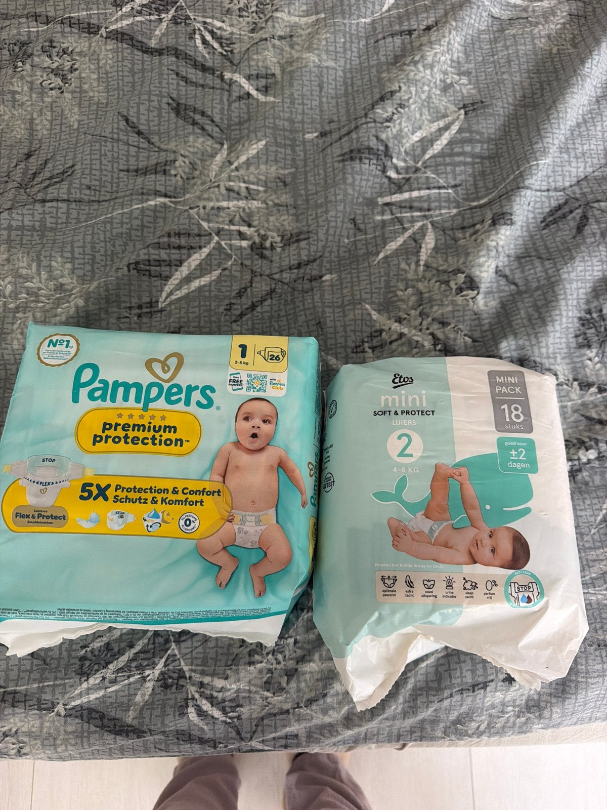 Pampers Premium Protection & Etos Mini luiers, Ophalen, Nieuw