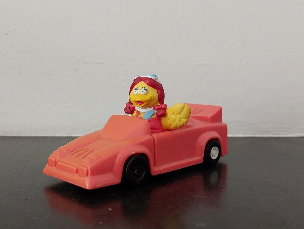 Birdie figuur McDonalds roze auto 1991, Ophalen of Verzenden, Gebruikt