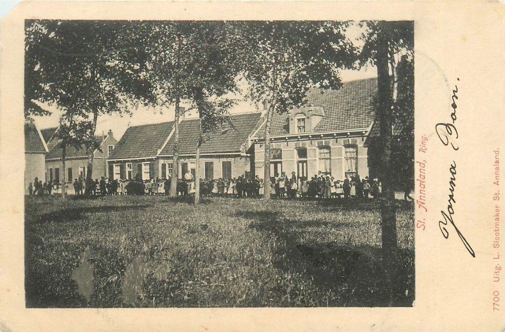 701-182-019 St Annaland Ring, Verzenden, Voor 1920, Zeeland