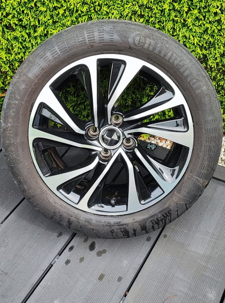 Zeer mooie Canberra Citroen DS velgen 17 inch 4stuks, Banden en Velgen, 17 inch, Ophalen of Verzenden, Personenwagen