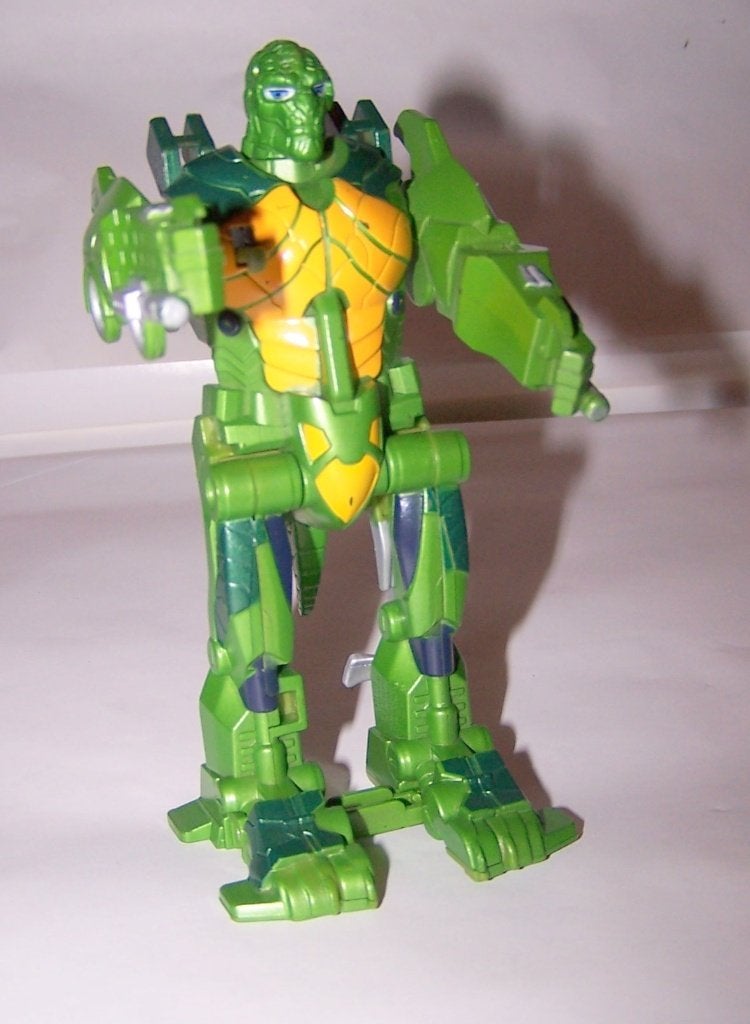 2012 The Amazing Spider-Man Flip and Attack Cyber Lizard., Ophalen of Verzenden, Zo goed als nieuw