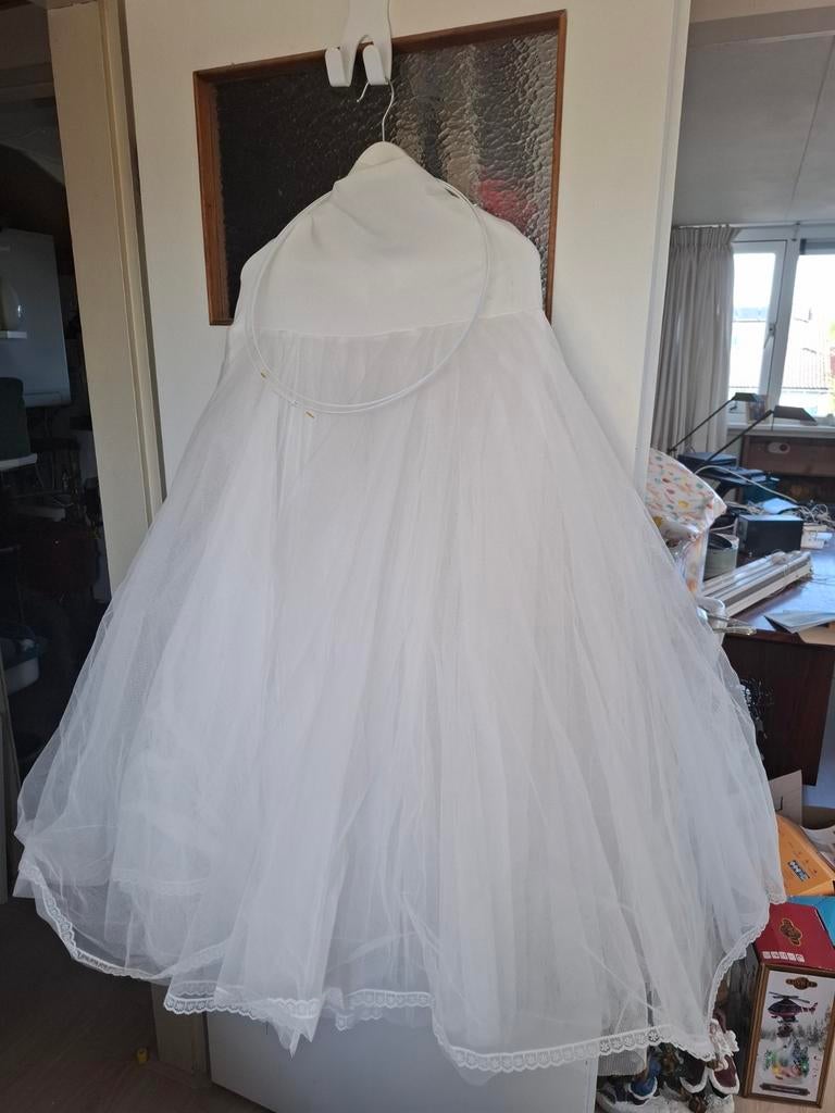 Witte hoepelrok voor bruidsjurk merk Wonderskirt maat M, Ophalen of Verzenden, Zo goed als nieuw, Wit, Accessoires