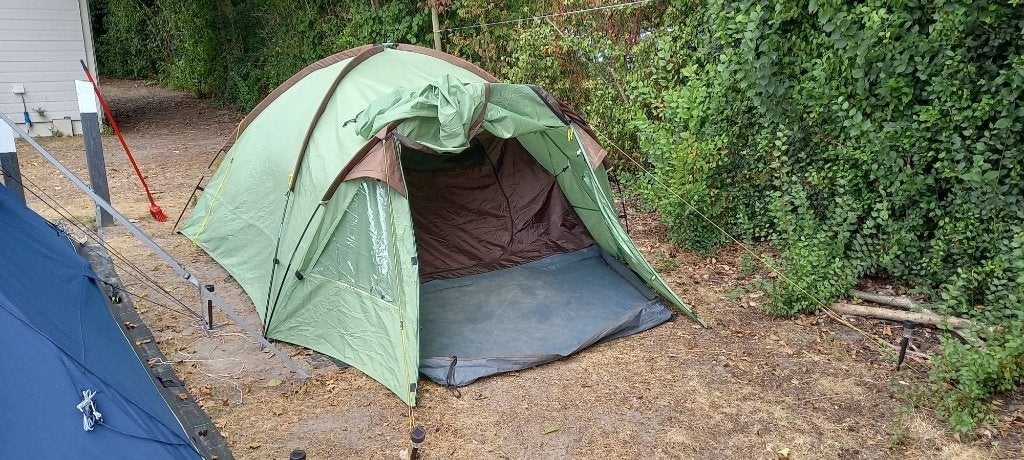 Redwood BEL230 3 persoons, Caravans en Kamperen, Ophalen, Zo goed als nieuw, Tot en met 3