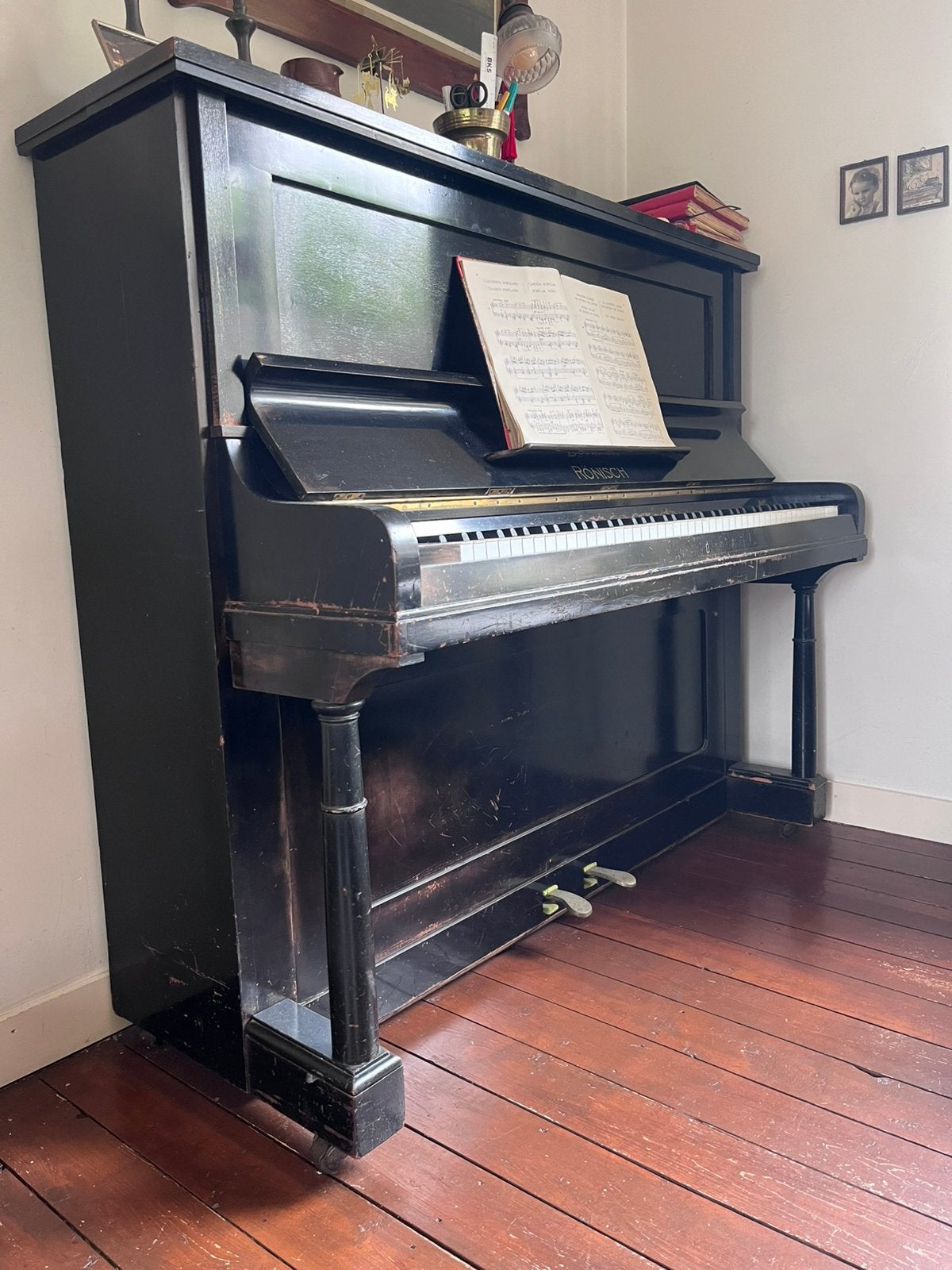 Ronisch piano gratis ophalen, Ophalen, Gebruikt, Zwart, Piano