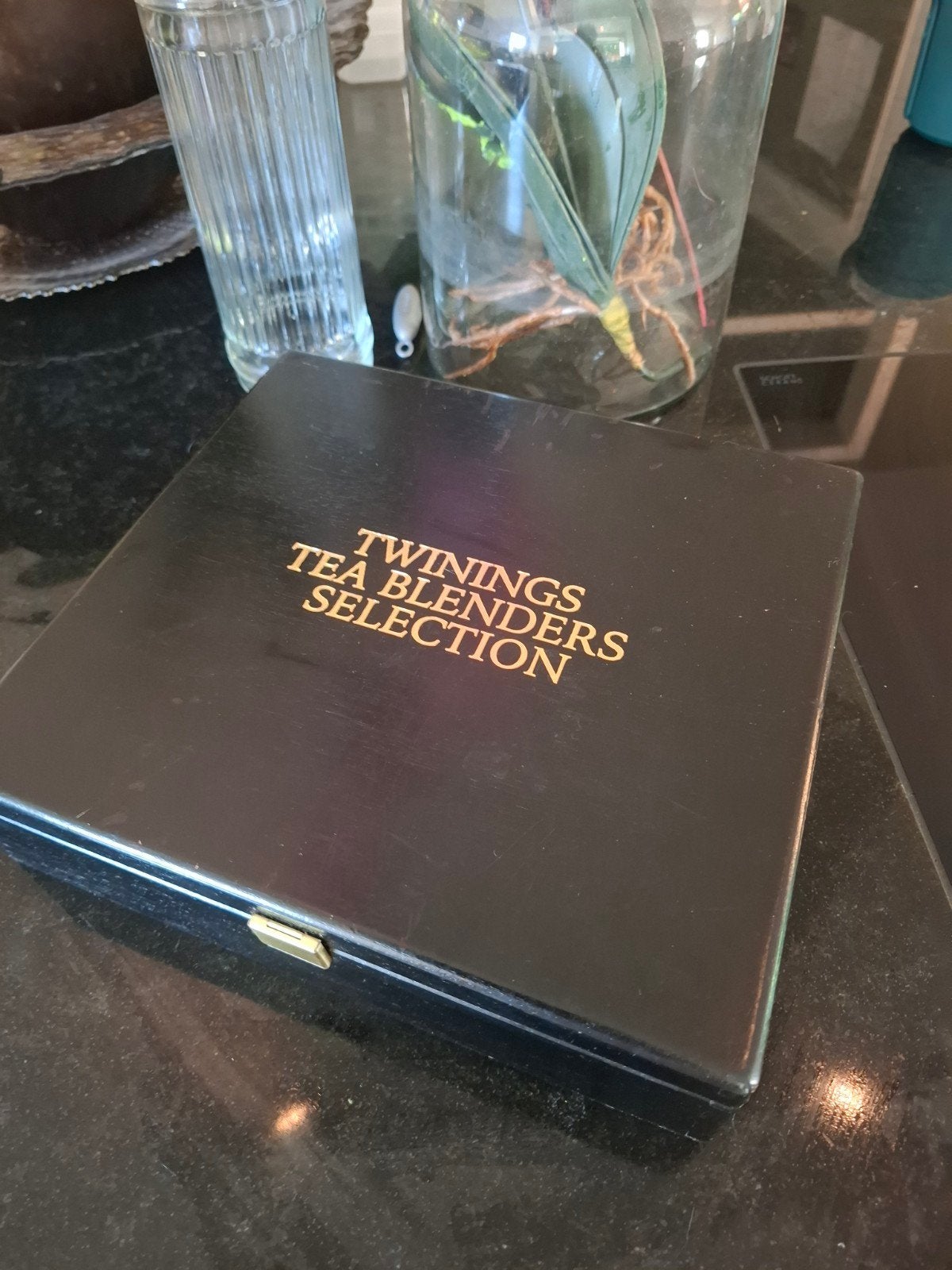 Twinings Tea Blenders Selection Houten Theedoos, Ophalen of Verzenden, Gebruikt, Zwart, Hout