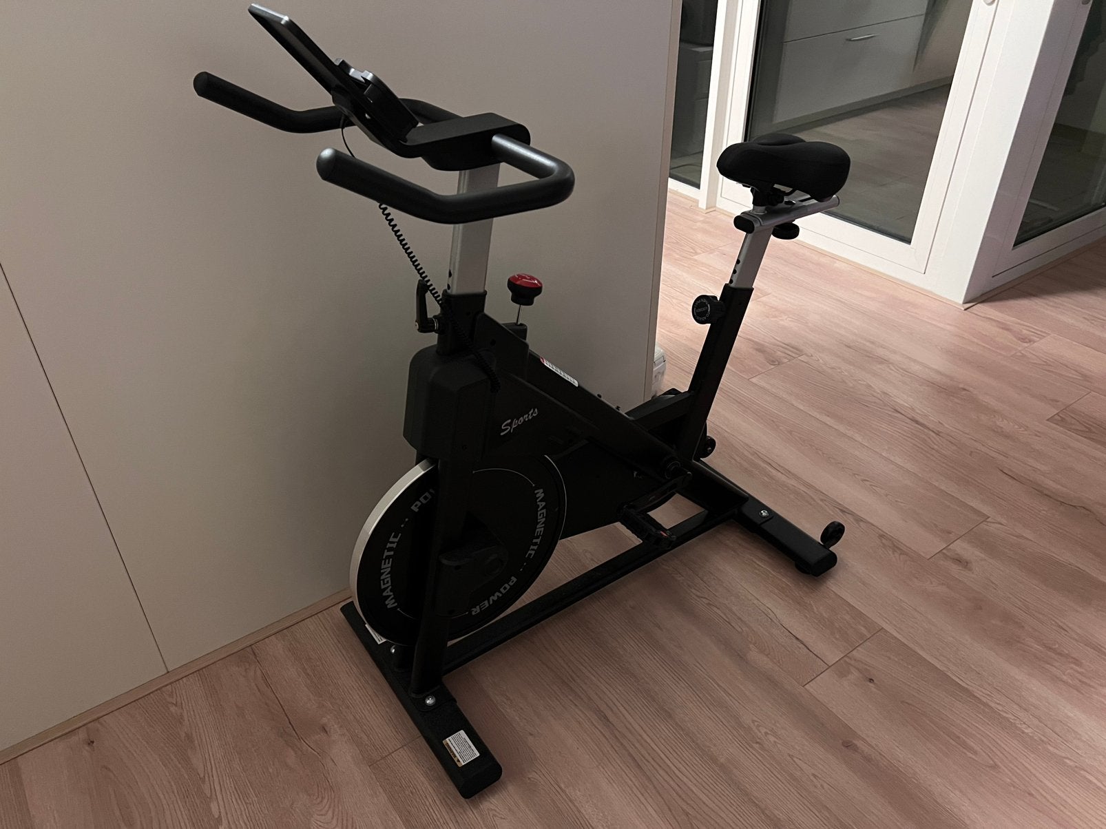 PASYOU S30 Exercise Bike, Ophalen, Zo goed als nieuw, Metaal, Benen
