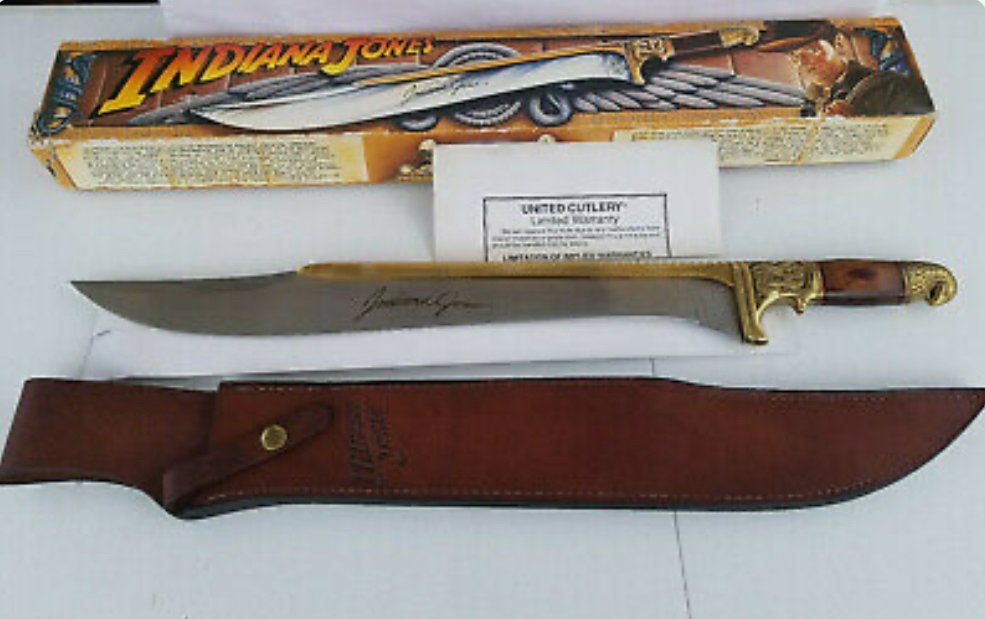 Indiana Jones Khyber Bowie Mes met Schede en Certificaat, Verzamelen, Ophalen of Verzenden, Zo goed als nieuw
