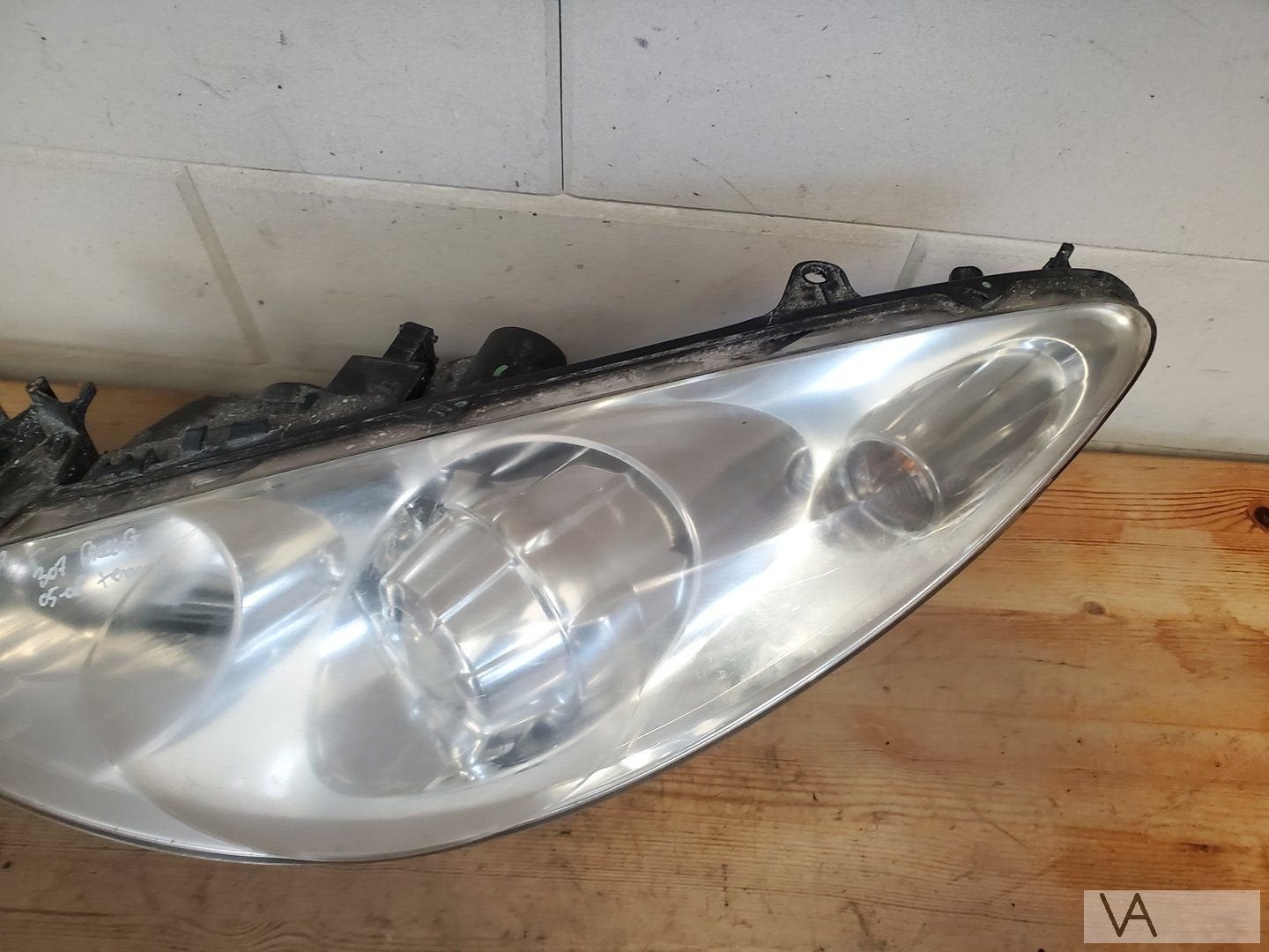 Peugeot 307 2005 - 2008 xenon koplamp links met module €150, Gebruikt, -, -, Ophalen of Verzenden