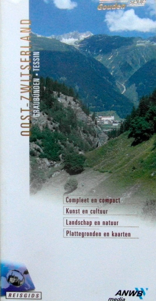 Oost-Zwitserland, Graubunden-Tessin (ANWB Gouden serie), Boeken, Reisgidsen, Europa, Ophalen of Verzenden, Zo goed als nieuw, Reisgids of -boek