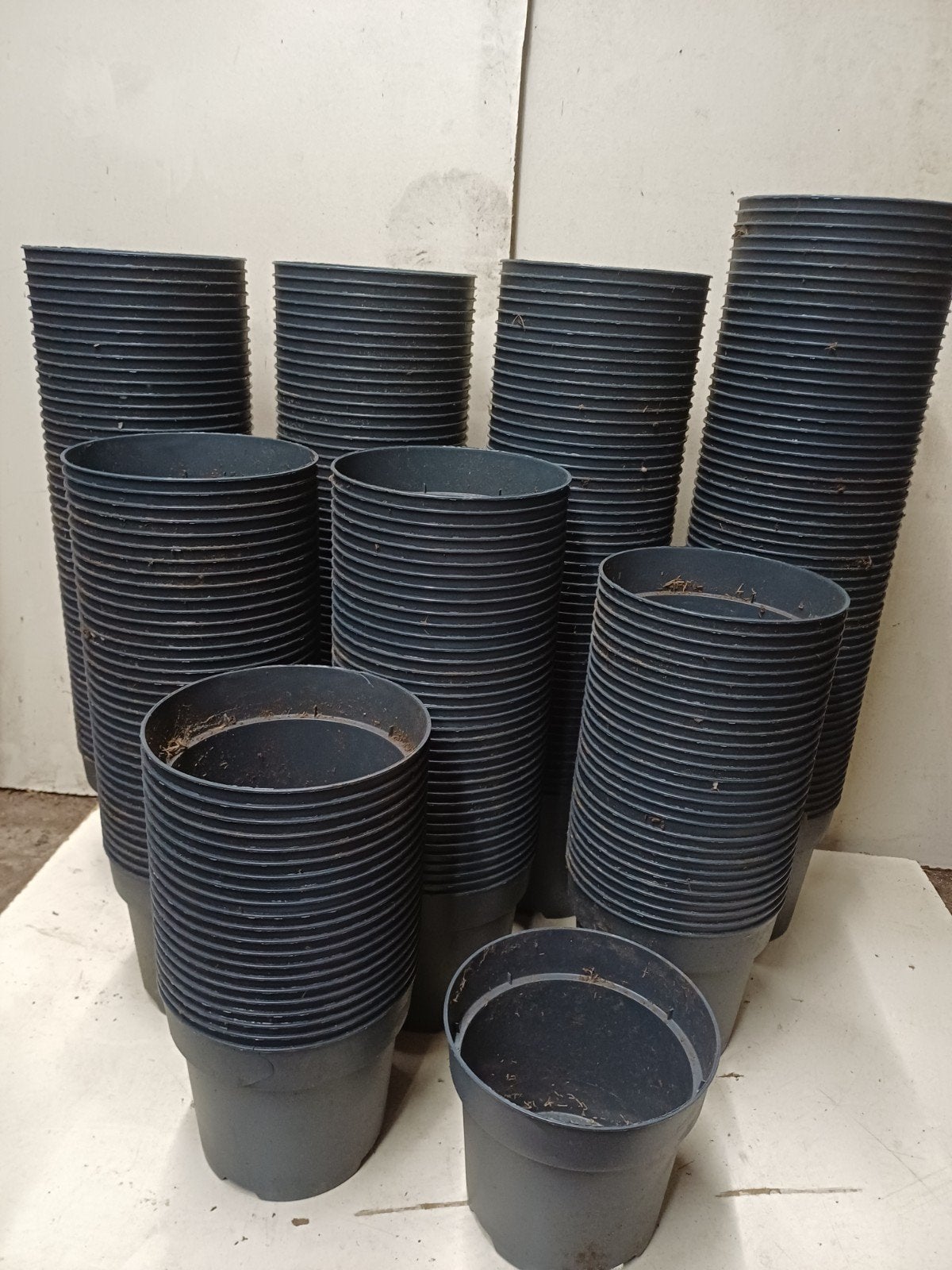 Kweekpotten plantenpotten bloempotten 17 cm, Kunststof, Gebruikt, Rond, Ophalen of Verzenden