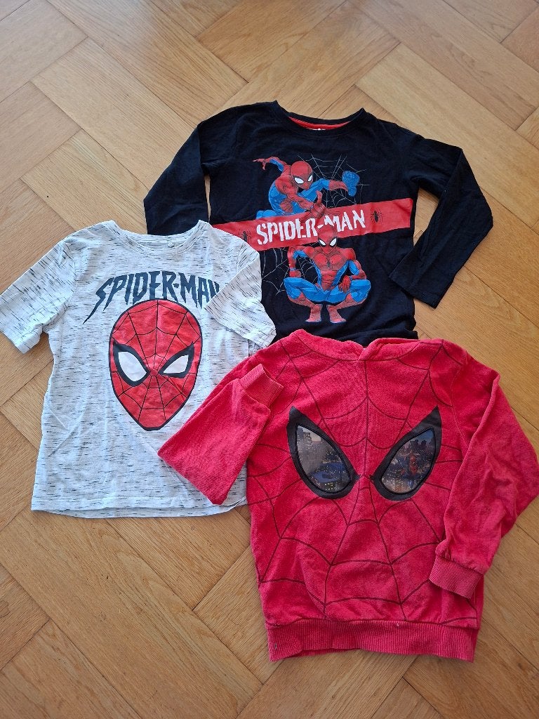 kinderkleding spiderman 128, Ophalen of Verzenden, Gebruikt