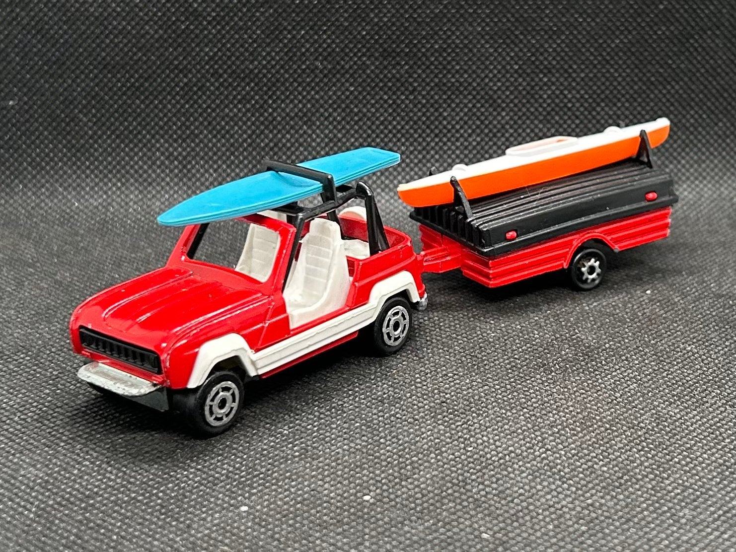 Majorette Renault JP4 met Kano Aanhanger 1:64, Verzenden, Zo goed als nieuw, Bus of Vrachtwagen