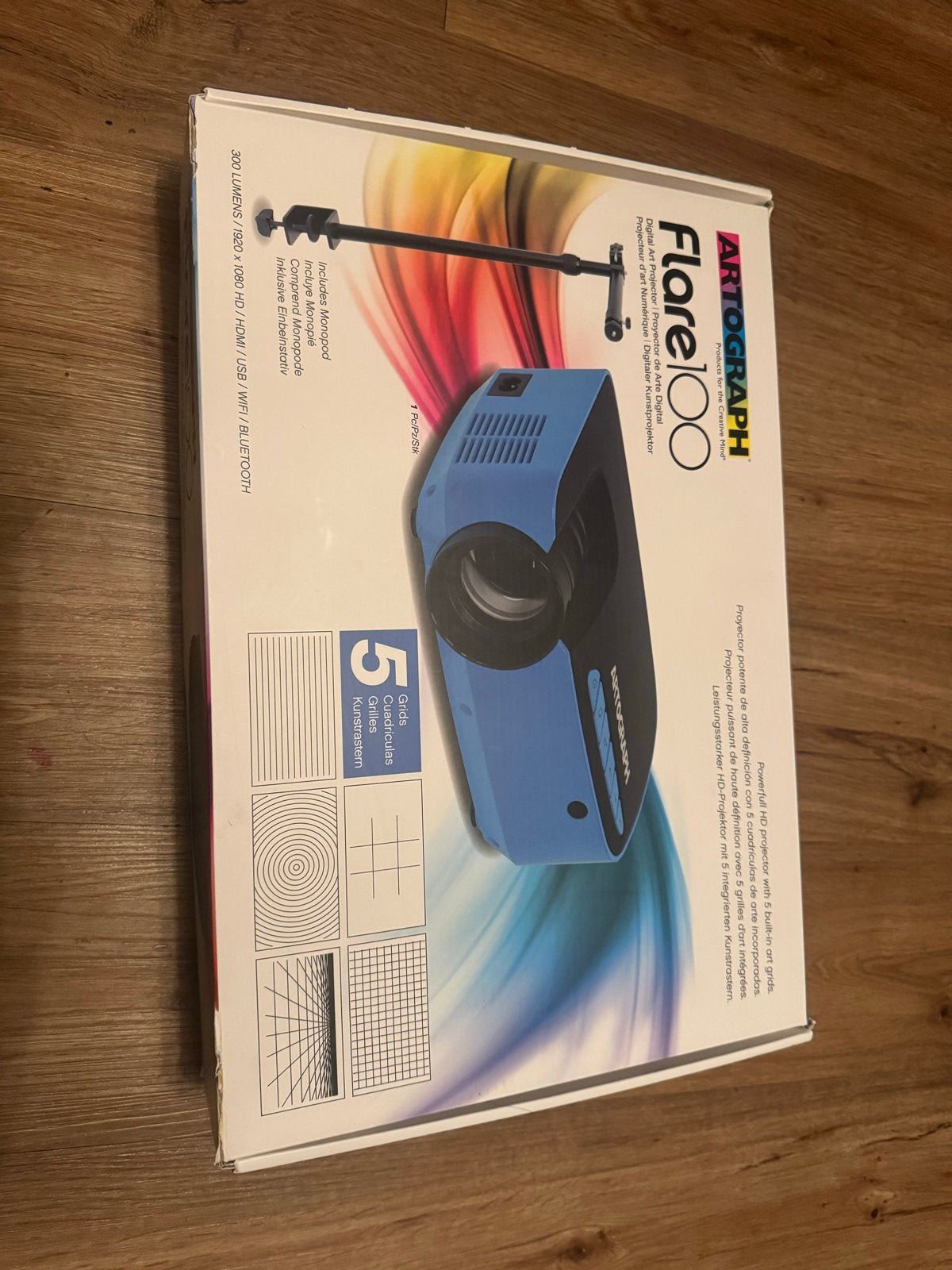 Artograph Flare100 HD Digitale Kunst Projector, Ophalen of Verzenden, Nieuw, LED, Full HD (1080)