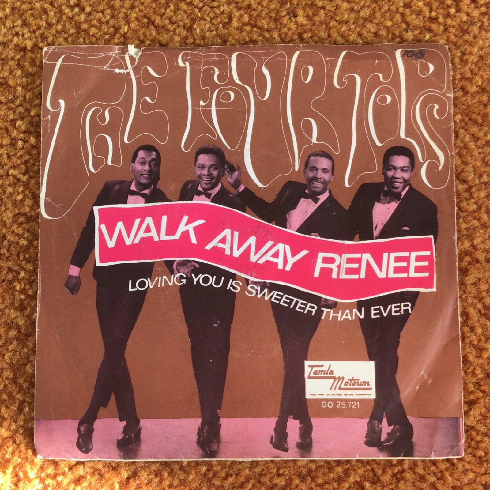 The Four Tops, Cd's en Dvd's, Vinyl Singles, Ophalen of Verzenden, Zo goed als nieuw, Pop