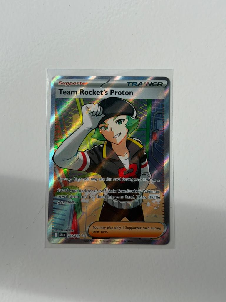 Pokemon team rocket’s proton destined rivals 227/182, Ophalen of Verzenden, Zo goed als nieuw