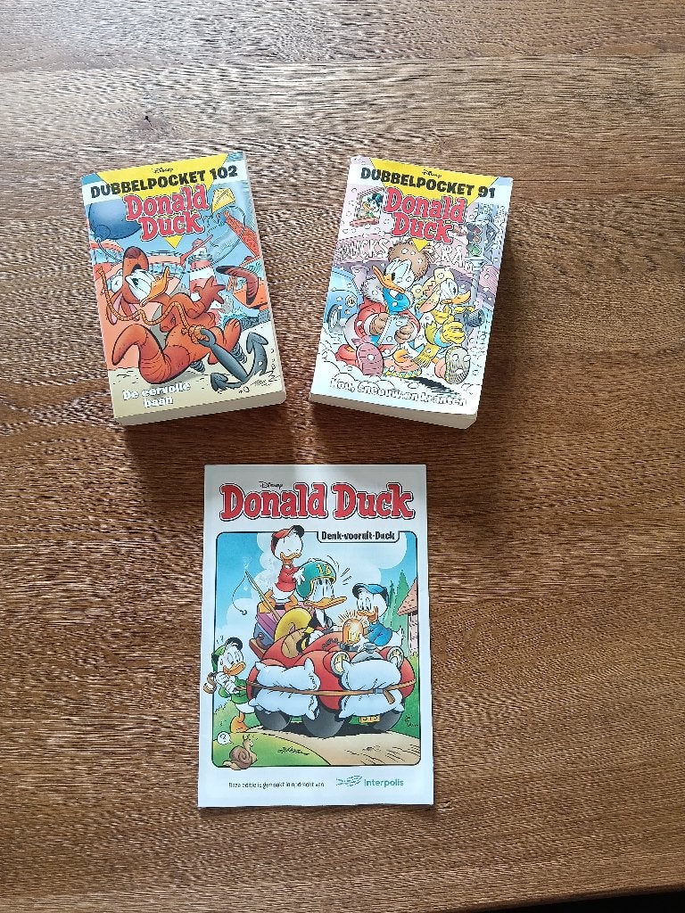 Donald Duck pockets en tijdschrift, Meerdere stripboeken, Ophalen of Verzenden, Gelezen, Donald Duck