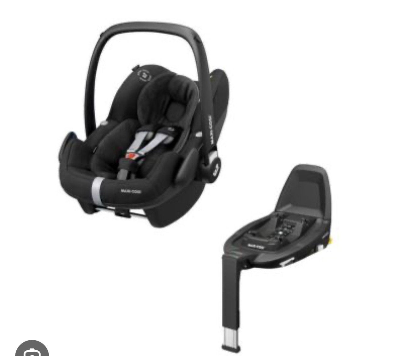 Auto Cabriofix incl maxi cosi, Autogordel, Ophalen of Verzenden, Zo goed als nieuw, 0 t/m 13 kg