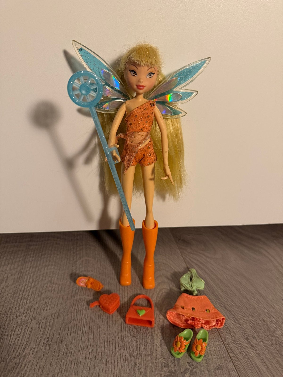 Winx Club Stella Mattel Pop met Accessoires, Ophalen of Verzenden, Gebruikt, Overige typen