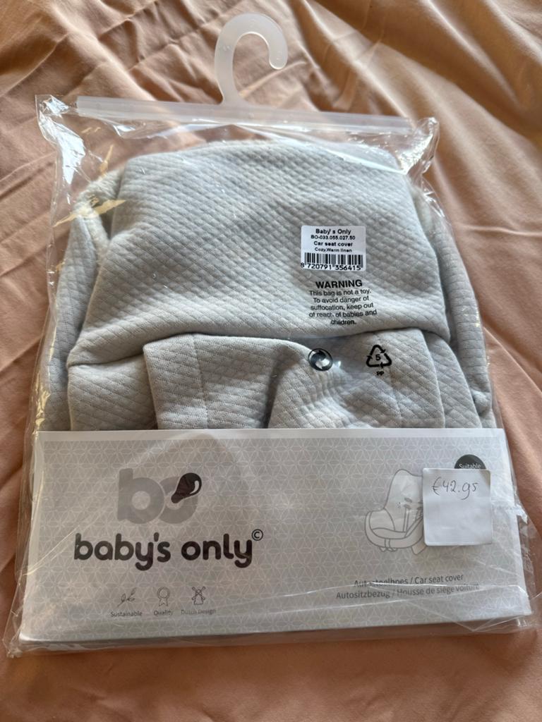 Baby's Only Nieuwe Autostoelhoes - Grijs, Ophalen of Verzenden, Nieuw, Overige merken