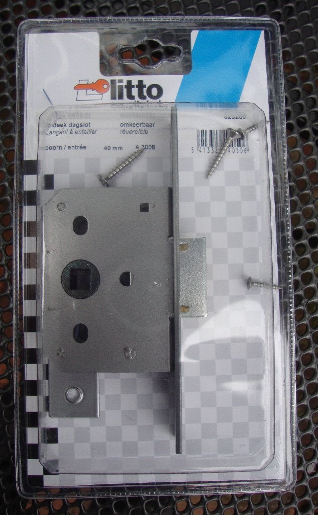 insteek dagslot 40mm - Nieuw in verpakking, Doe-het-zelf en Verbouw, Ophalen of Verzenden, Nieuw, IJzer, Slot