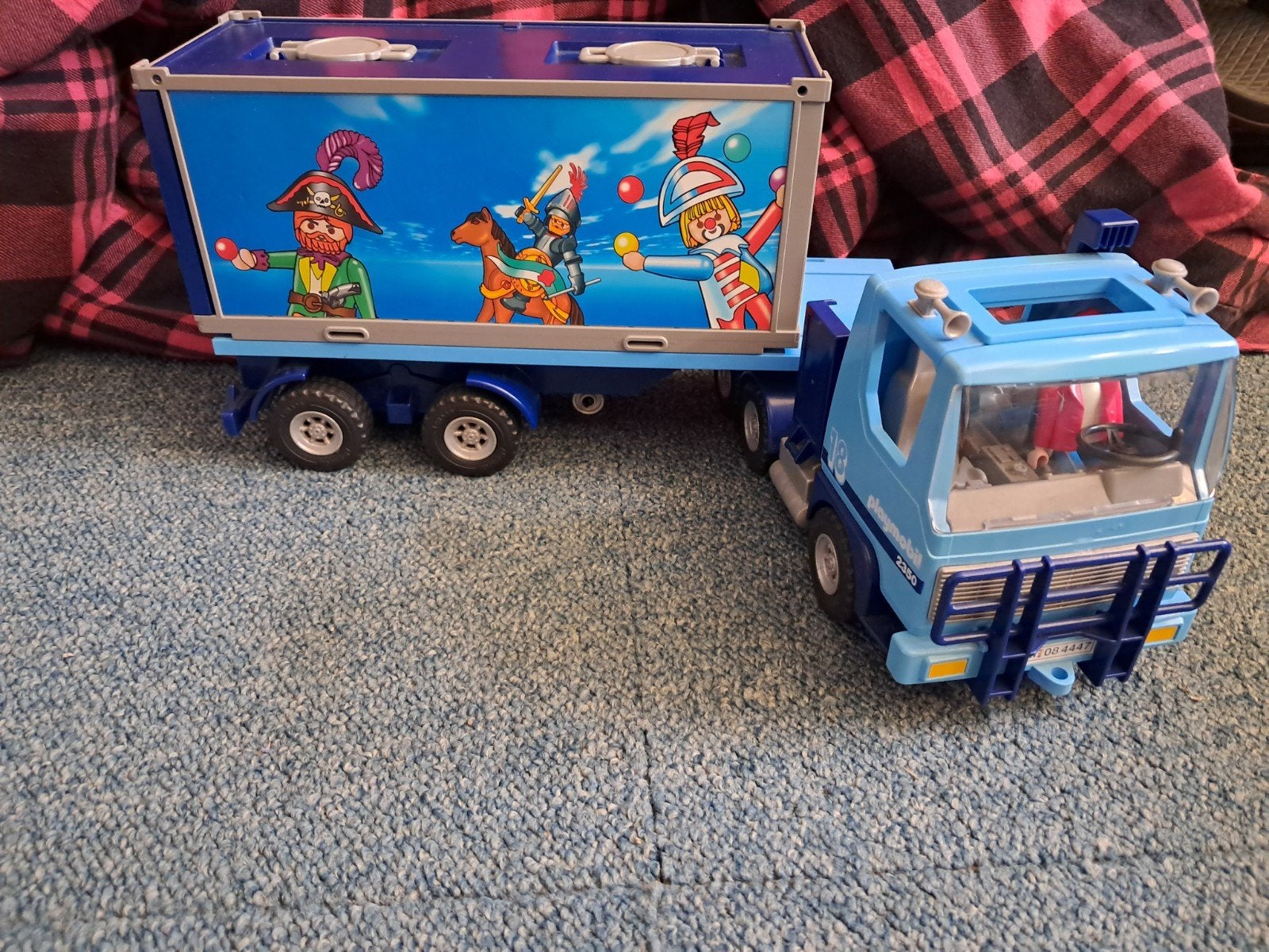 Transport vrachtwagen playmobil, Verzenden, Zo goed als nieuw
