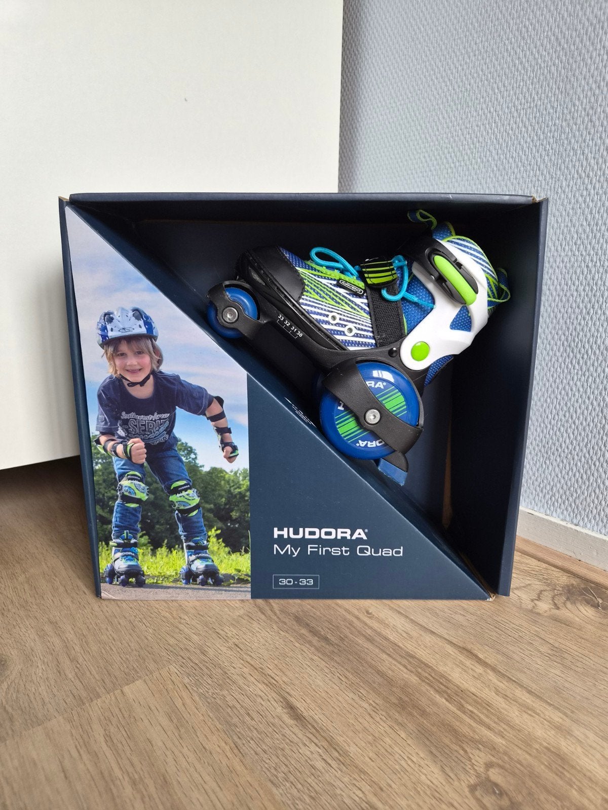 Prachtige Hudora My First Quad rolschaatsen 30 - 33 | ZGAN!, Ophalen of Verzenden, Verstelbaar, Zo goed als nieuw, Kinderen